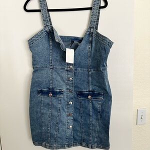 H&M Blue Denim Dress